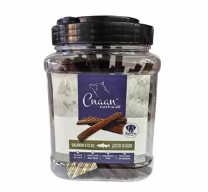 כנען חטיף מקלות סלמון בצנצנת 400 גרם