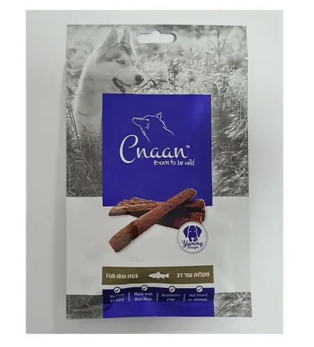 חטיף כנען מקלות עור דג 60 גרם