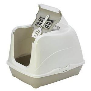 שירותים סגורים לחתול עם פתח עליון ג’מבו