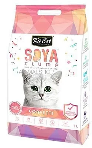 קיט קט חול סויה מתגבש קונפטי 7 ליטר