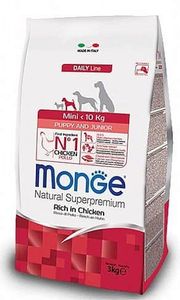 אוכל לגורי כלבים מונג