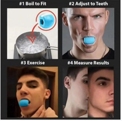 jawline כחול - מכשיר לאימון הלסת - עיצוב קו הלסת 