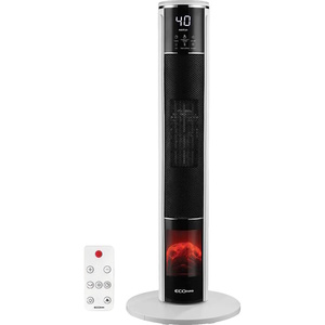 תנור חימום מגדל אפקט להבה 2000W כולל שלט Eco Euro