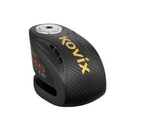 מנעול דיסק עם אזעקה קוביקס 10 מ"מ שחור – KOVIX ALARM DISC LOCK 10MM BLACK