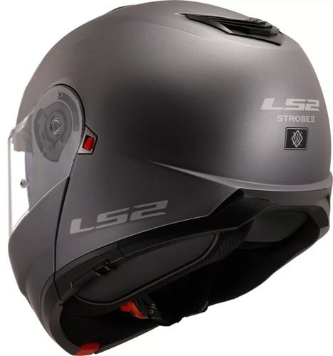 קסדה נפתחת אל אס 2 סטרוב 2 טיטניום מט – LS2 FF908 STROBE II MATT TITANIUM