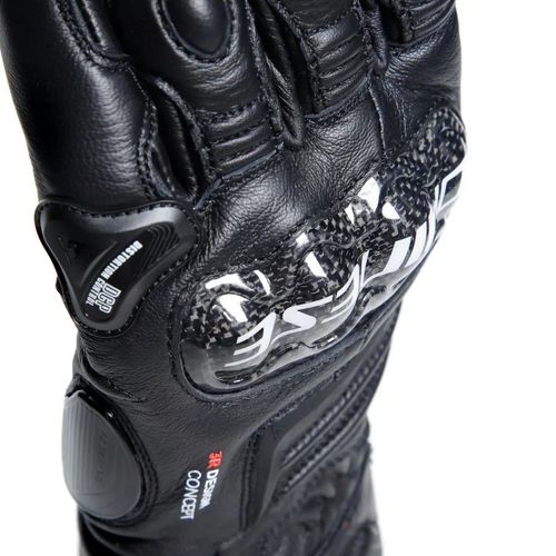 כפפות רכיבה מעור ארוכות דיינז שחור – DAINESE CARBON 4 LONG LEATHER GLOVES