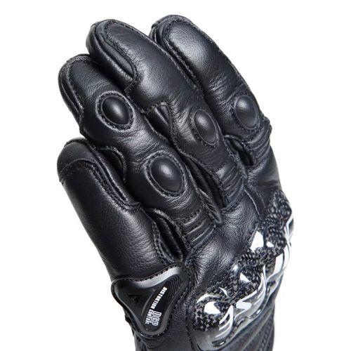 כפפות רכיבה מעור ארוכות דיינז שחור – DAINESE CARBON 4 LONG LEATHER GLOVES