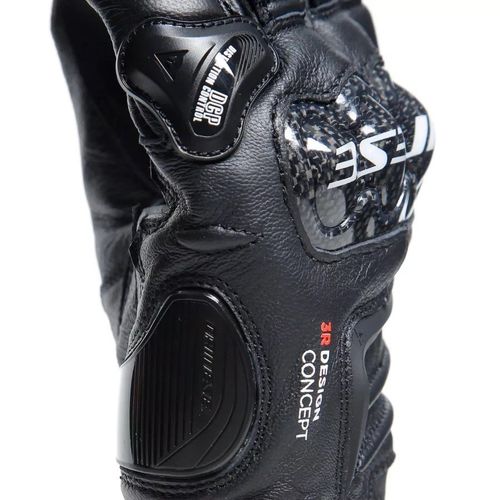 כפפות רכיבה מעור ארוכות דיינז שחור – DAINESE CARBON 4 LONG LEATHER GLOVES