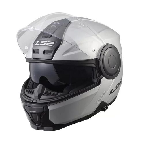 קסדה נפתחת אל אס 2 אפור מט – LS2 FF902 SCOPE MATT SILVER