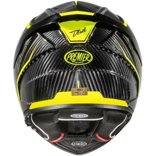 קסדה מלאה פרימייר קרבון מבריק/ צהוב – PREMIER DEVIL CARBON ST Y