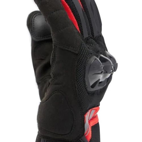 כפפות רכיבה קיץ דיינז שחור/ אדום – DAINESE MIG 3 AIR TEX