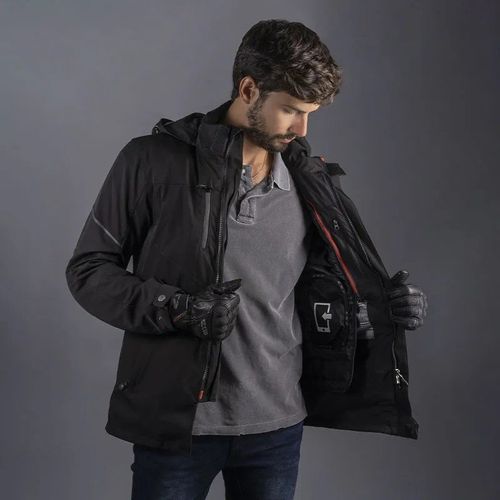 מעיל חורף גברים אל אס 2 רמבלה איבו שחור – LS2 RAMBLA EVO MAN JACKET BLACK