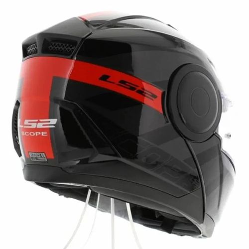 קסדה נפתחת אל אס 2 סקופ שחור/ אדום – LS2 FF902 SCOPE HAMR BLACK RED