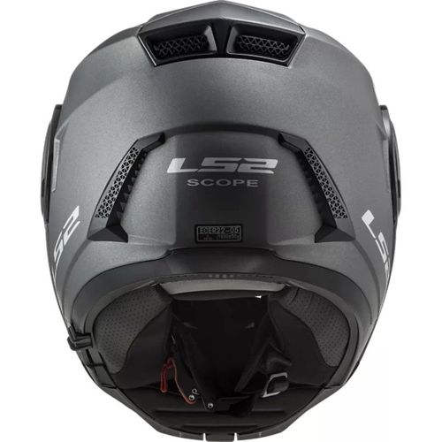 קסדה נפתחת אל אס 2 סקופ טיטניום מט – LS2 FF902 SCOPE SOLID MATT TITANIUM