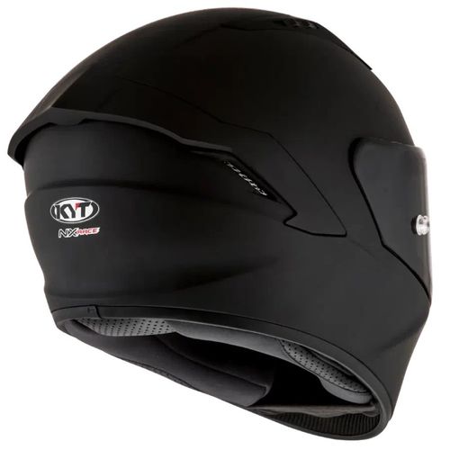 קסדה מלאה קיי ווי טי שחור מט – KYT NX-RACE PLAIN MATT BLACK