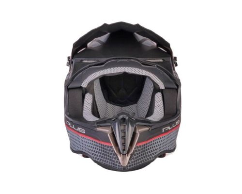 קסדת רכיבה די אף איקס אפור/ שחור/ אדום – DFX HELMET