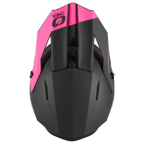 קסדת שטח אוניל שחור/ ורוד – ONEAL 1SRS SOLID BLACK/ PINK V.24