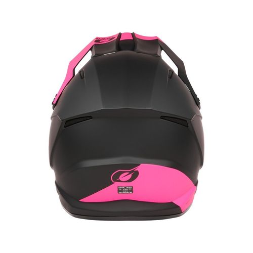 קסדת שטח אוניל שחור/ ורוד – ONEAL 1SRS SOLID BLACK/ PINK V.24