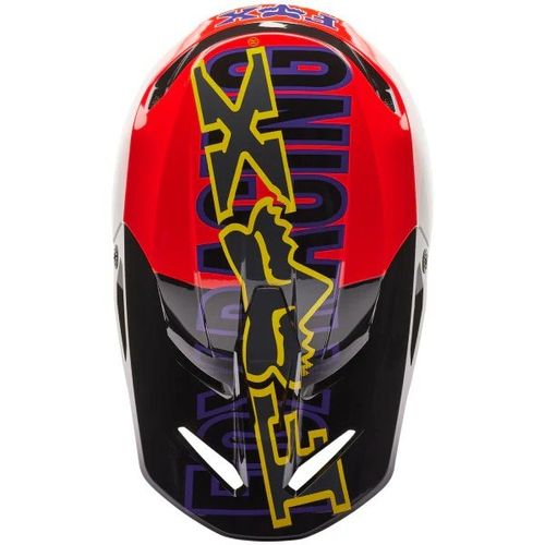 קסדת רכיבה פוקס שחור/ אדום/ סגול – FOX V1 BARBED WIRE SE V23