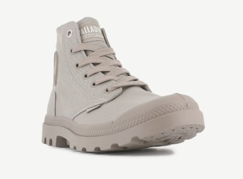 נעלי פלדיום מבד בצבע חאקי בהיר | 36-47 | PLLADIUM MONO CHROME 73089-272  VINTAGE KHAKI
