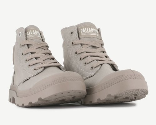 נעלי פלדיום מבד בצבע חאקי בהיר | 36-47 | PLLADIUM MONO CHROME 73089-272  VINTAGE KHAKI