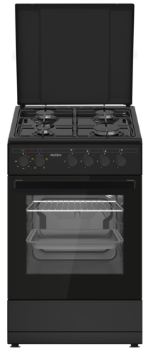 תנור אפייה משולב כיריים PROVIEW PFSO50-BK 