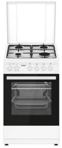 תנור אפייה משולב כיריים PROVIEW PFSO50-WH 