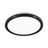 צמוד תקרה שחור TIMEUP 12W 23CM IP54 3CCT NISKO
