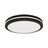 צמוד תקרה שחור CLICK 70W BK 50cm IP65 3CCT NISKO