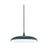 מנורת תלייה גוף שחור LUNARA 12W 25CM אור חם NISKO