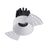 שקוע תקרה לבן/שחור TRIMIX 7W IP44 3CCT