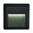 צמוד קיר שחור LOTUS-S 2W IP65 3CCT NISKO