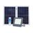 תאורת הצפה סולארית אפור SUNLY 330W IP66 אור קר NISKO