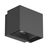 צמוד קיר שחור GLOW UP&DOWN 10W 15°~120° IP65 אור חם NISKO