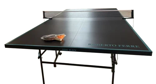 חבילת הכל כלול לשולחן טניס פנים ROBERTO FERRE BLACK TT5000