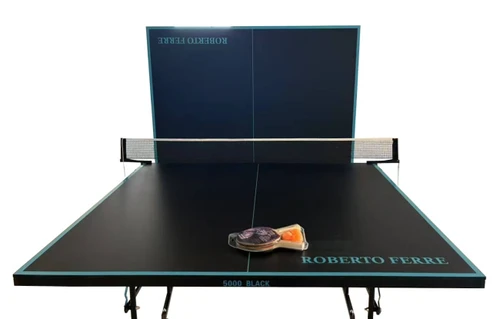 חבילת הכל כלול לשולחן טניס פנים ROBERTO FERRE BLACK TT5000