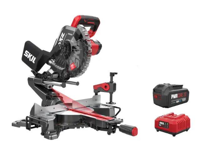 מסור גרונג 216 מ"מ עם פנדל נטען 20V + סוללה 4.0Ah + מטען - סקיל SKIL
