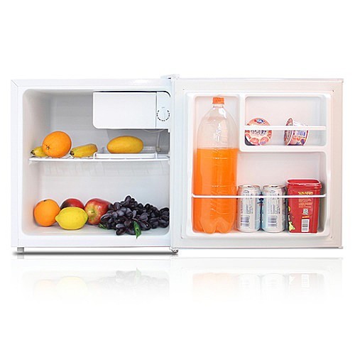 מקרר בר משרדי 43 ליטר לבן דגם HS-65LN 6362 לבן midea פיקוד שבת מובנה  רוחב 47.2 ס״מ