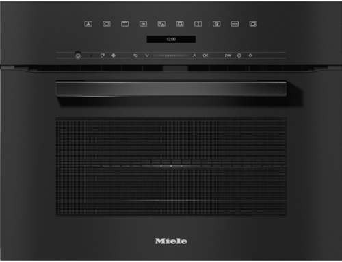 תנור בנוי משולב מיקרו גובה 45 ס”מ מבית MIELE מילה דגם H7240BM BLACK