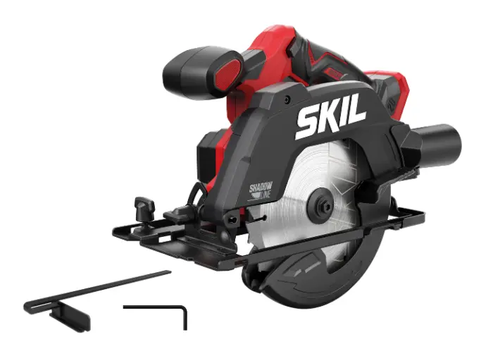 גוף מסור עגול 165 מ"מ ("6.5) מקצועי 20V Brushless עם תאורת לד + מתנה סוללה 2.0Ah + מטען - סקיל SKIL