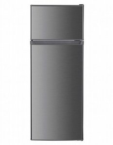 מקרר מקפיא עליון צבע נירוסטה LVR280S LAVAMAT כולל פיקוד שבת מובנה  DE-FROST  נפח 217 ליטר דלת אחת רוחב:56 ס״מ