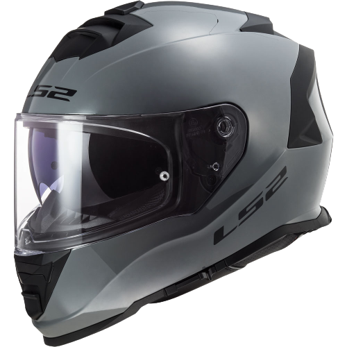 קסדת כביש סגורה עם משקף שמש בצבע אפור מאט – FF-800-STORM