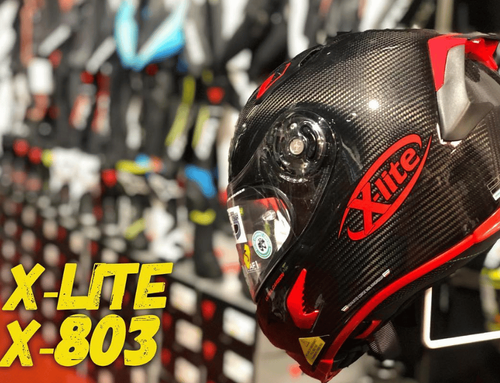 קסדה מלאה לאופנוע X-803 PURO SPORT מבית X-LITE-שחור אדום