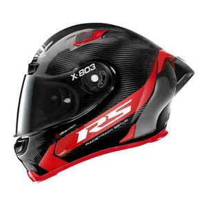 קסדה מלאה לאופנוע X803 RS HOT LAP מבית X-LITE-  שחור אדום