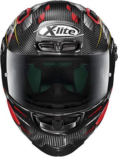 קסדה מלאה לאופנוע שחור אדום  X-803 SBK מבית X-LITE