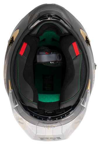 קסדה מלאה לאופנוע שחור זהב X-803 GOLDEN מבית X-LITE