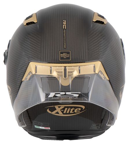 קסדה מלאה לאופנוע שחור זהב X-803 GOLDEN מבית X-LITE
