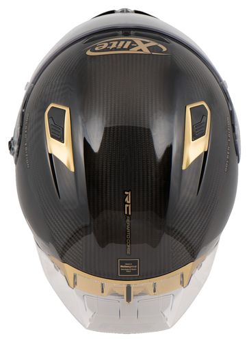 קסדה מלאה לאופנוע שחור זהב X-803 GOLDEN מבית X-LITE
