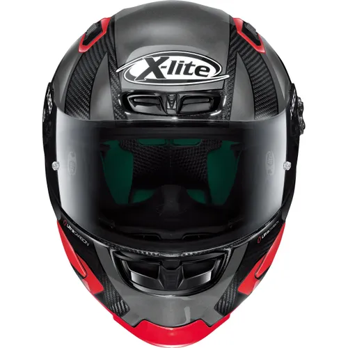קסדה מלאה לאופנוע שחור אדום WHEELIE מבית X-LITE