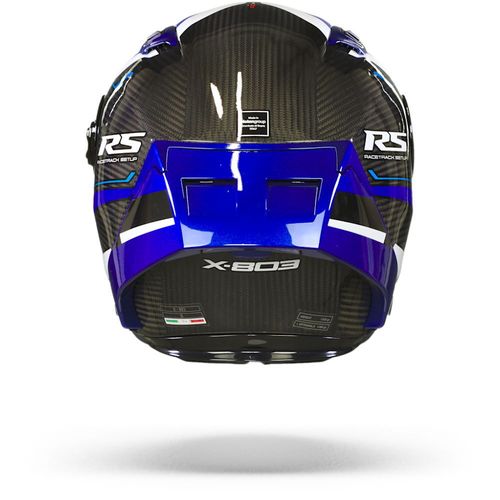 קסדה מלאה לאופנוע שחור כחול MOTORMASTER מבית X-LITE